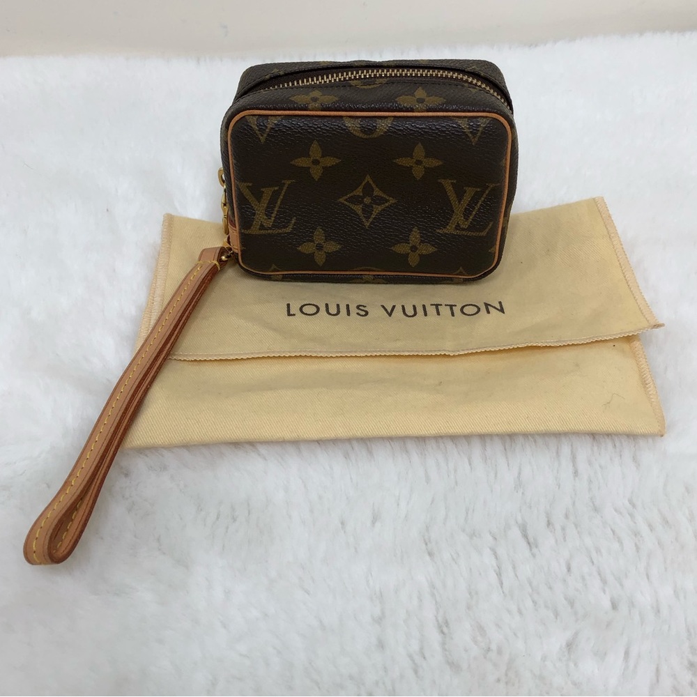 Louis Vuitton Wapity Wristlet Brown Camera Case